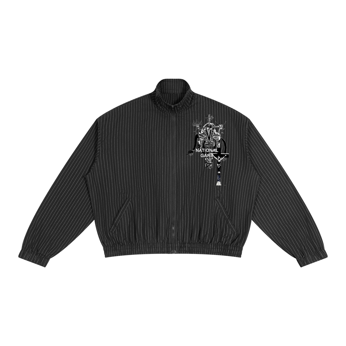 Bat Striped Track Jacket