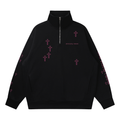 Quarter-Zip Cross Sweatshirt