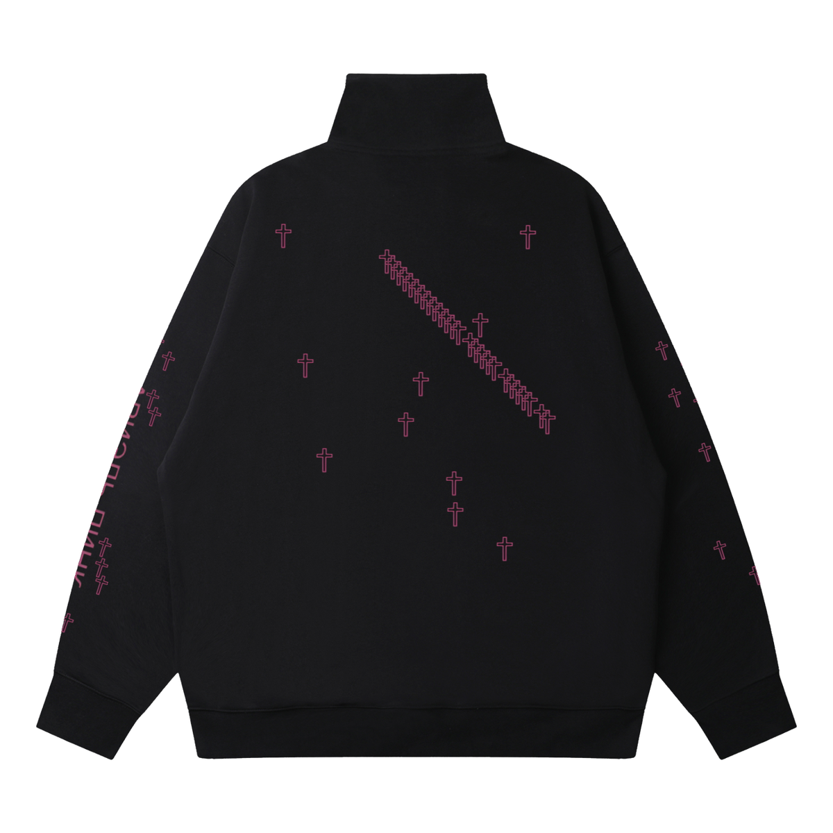 Quarter-Zip Cross Sweatshirt