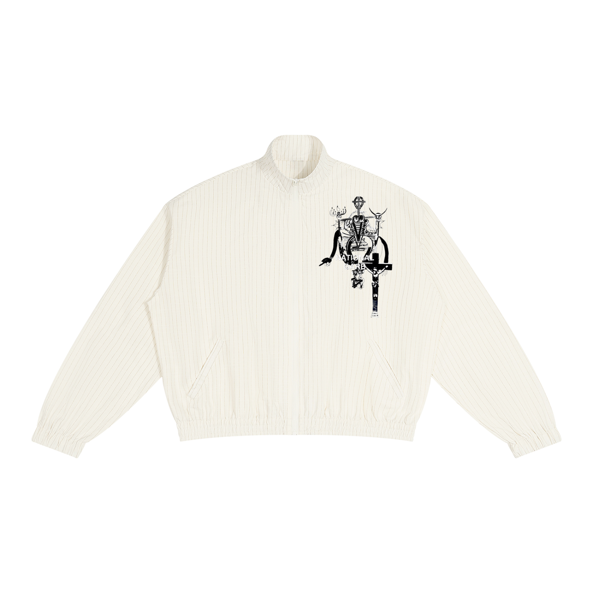 Bat Striped Track Jacket