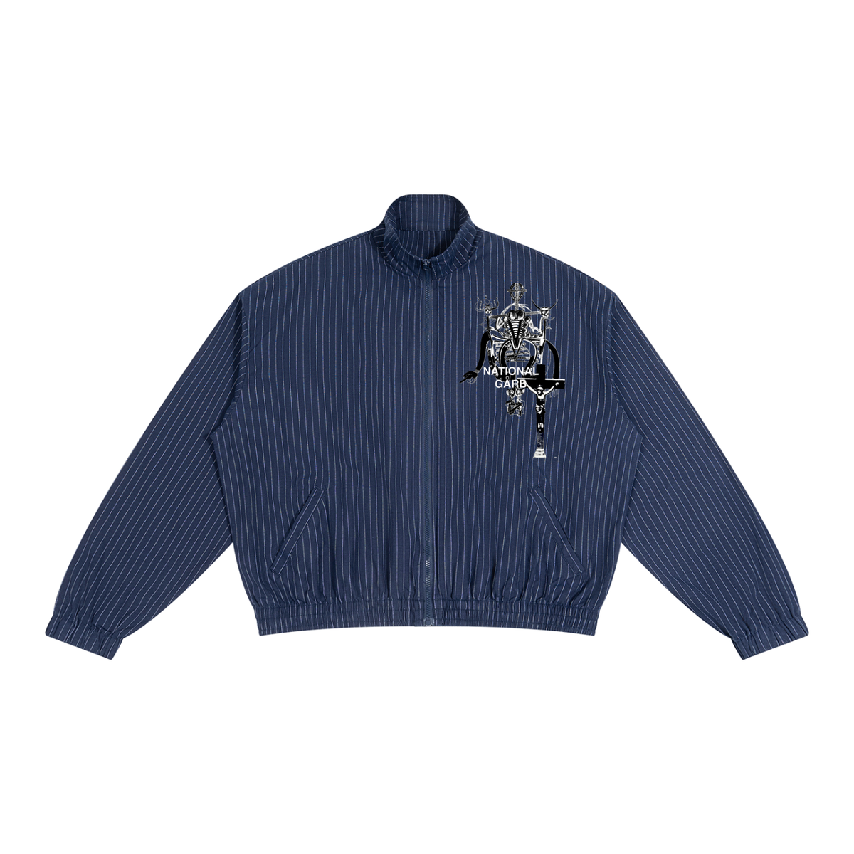 Bat Striped Track Jacket